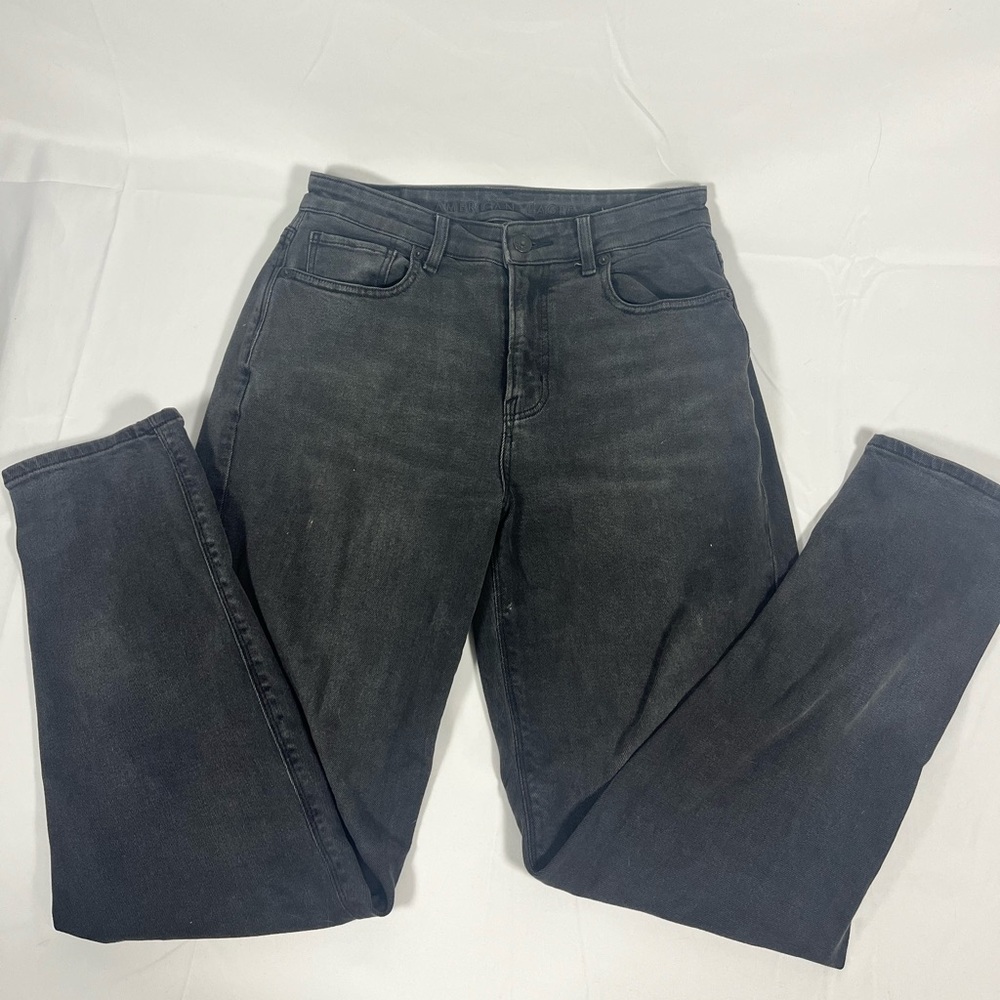 American Eagle Outfitters Mom Jean Black Wash Women’s Size 2